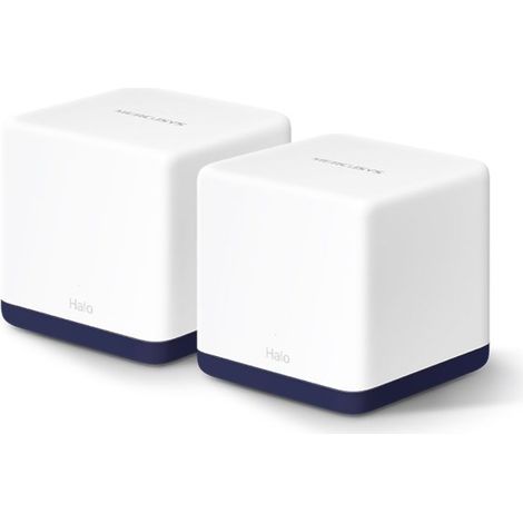 Mercusys AC1900 Mesh-WLAN-System für das ganze Haus Halo H50G (2er-Pack) 802.11ac 600+1300 Mbit/s Mbit/s Ethernet-LAN (RJ-45) (1/5)