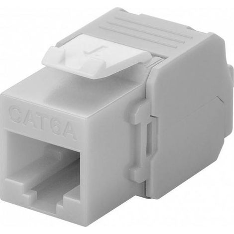 Goobay Frutto Keystone RJ45 Cat6A UTP 500MHz Grigio (1/4)