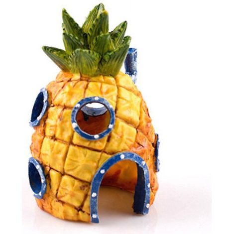 Aquarienornamente, Aquariendekorationen, Wasserpflanzenornamente, Gartenornamente, Ananas, Heimaquarien