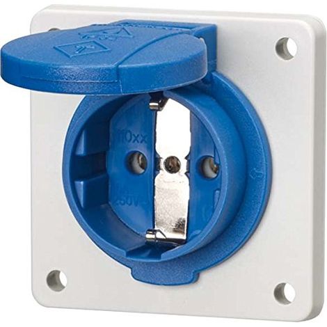 Mennekes Prise Schuko bleue avec protection IP54