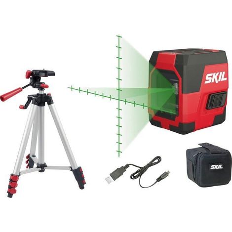 SKIL 1911 DA Livella laser a croce + Treppiede