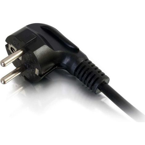 Câble D'alimentation - Cee 7/7 Schuko Mâle Vers Iec 320 C5 Femelle - 250 Vca - Pour Ordinateur Portable - 3 M - Noir (1/2)