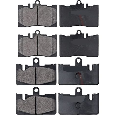 KIT PASTIGLIE FRENO ANTERIORI E POSTERIORI compatibile con LEXUS RC (C1) / PASTIGLIE FRENANTI AUTO OEM P83072 P83131,P83132 / SOSTITUZIONE DIRETTA / BASSA POLVERE / SILENZIOSO (1/4)