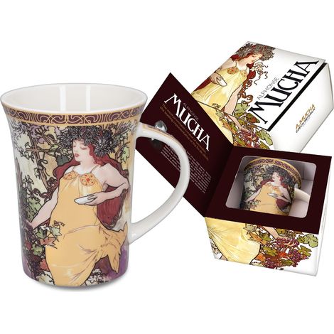 Carmani, Becher – Alfons Mucha. Vier Jahreszeiten – Herbst
