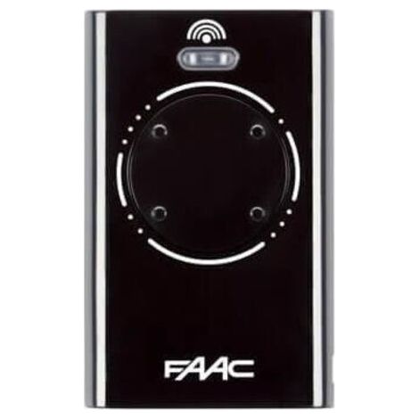 Télécommande 4 canaux FAAC XT4 868 SLH NOIRE - 7870101 (1/2)