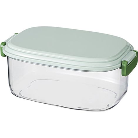 Boîte De Rangement Alimentaire - Verre Borosilicaté - Hermetique - Pour Congélateur Four Micro-ondes Lave-vaisselle - Rectangulaire - Lot De 1 (1/5)