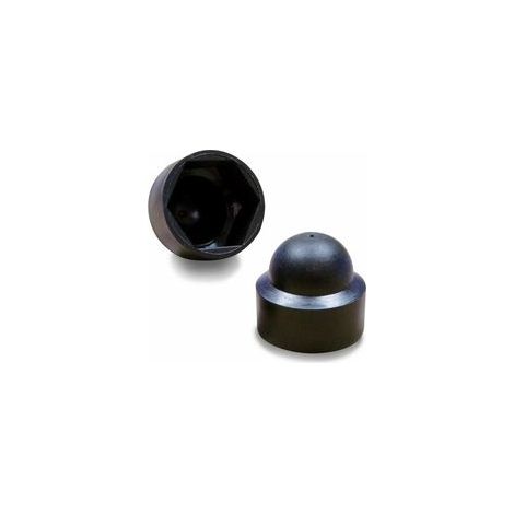 Lot de 100 cache vis écrou de protection M8 – Plastique noir – Pour clef de 13 mm – Protection contre corrosion et chocs - FAH113-L (1/2)