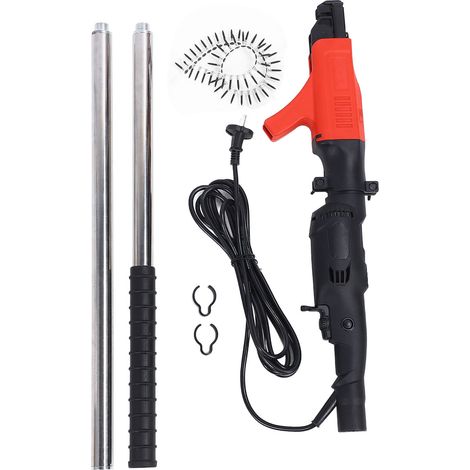 Atornillador para paneles de yeso sin escobillas, cabezal giratorio de 360°, alimentación automática, clavadora de cadena con clavos (1/5)