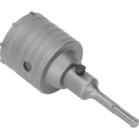 Lot de 2 emporte-pièces pour murs en béton avec adaptateur et fraise en carbure pour perceuse à percussion électrique (1/5)