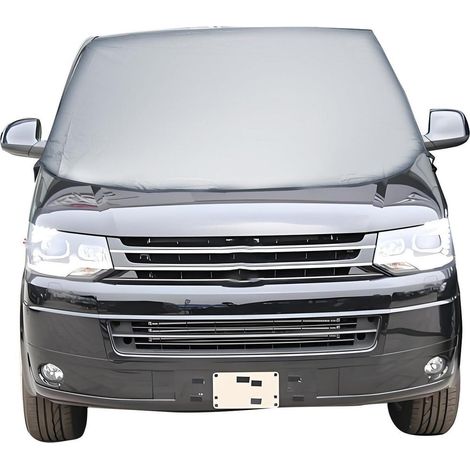 Windschutzscheibenabdeckung für VW T6 (2016-2022) - Ganzjahresschutz, wetterfest, silber (1/5)