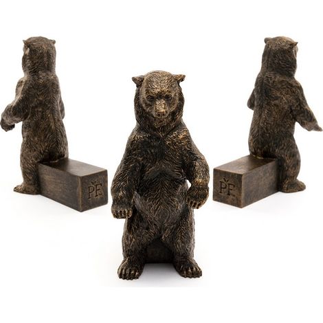Grizzly Bear Plant Pot Feet - Set of 3 - L9.5 x W5 x H11.5 cm