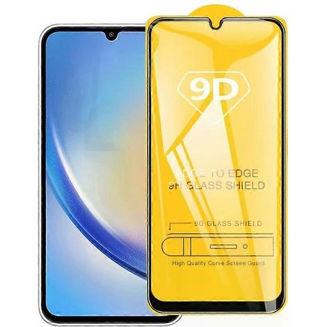 Protection d'écran en verre trempé 9D à colle intégrale pour Samsung Galaxy A34 5G (1/5)