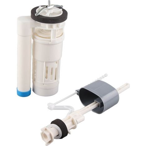 20 cm Ersatz-Spülventil mit Druckknopf, universelles Reparaturset für wassersparende Toiletten (1/5)