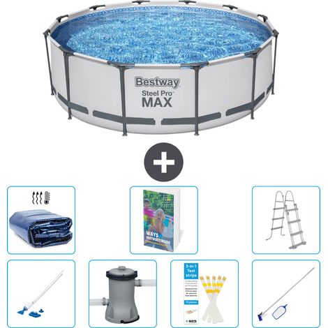 Bestway Steel Pro MAX Rund - 366x100 cm - 8-teilig S497