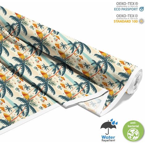 OUTDOOR DEKOSTOFFE OXFORD - Motiv Sommer  DX8982