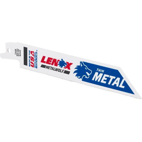 Premium Set of 5 150x20mm 24-Tooth Sabre Saw Blades by Lenox