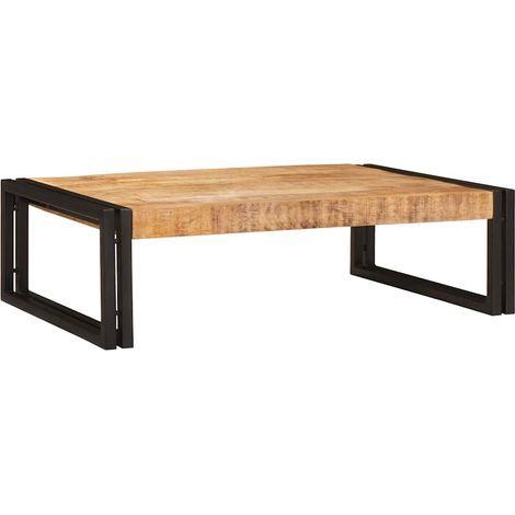 Badregal Braun 80 x 50 x 23 cm Massives rohes Mangoholz