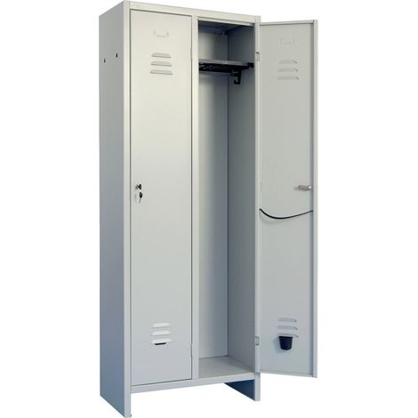 1PZ ARMADIO COMPONIBILE SPOGLIATOIO PRATIKO 2 posti cm. 68x35x179,5 h