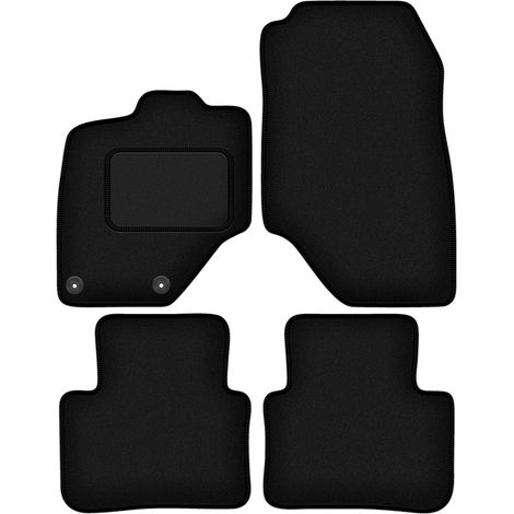 Tapis de sol en velours noir pour : Peugeot 3008 III PHEV (2024-)