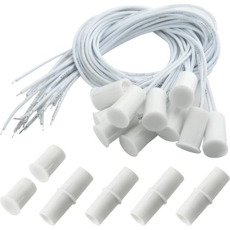 Lot de 10 paires de capteurs de contact magnétiques RC-33 NC pour fenêtre et porte (1/5)