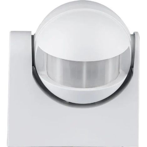 Ecoprice Sensore a Infrarossi Da Parete IP44 Bianco