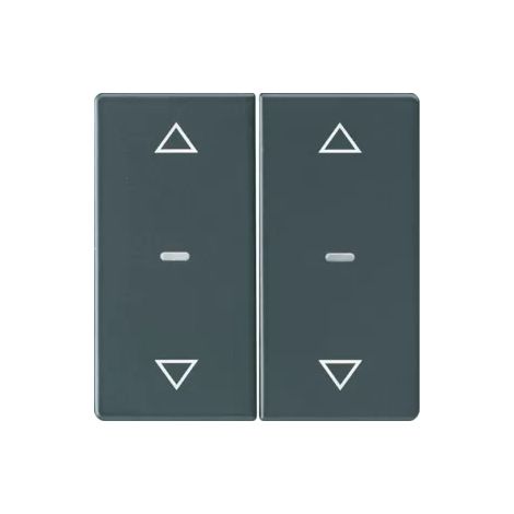 Berker KNX Q.X ABD.2F.ANTHRAZIT SAMT / BERKER 80961326 PFEILE 2F. 80961326 (1/2)