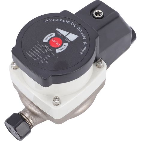 Pompe de surpression douche intelligente 428GPH 70W économe en énergie pour salle de bain cuisine entrée sortie 1/2 pouce mode auto et sans pression prise US 100-240V (1/5)