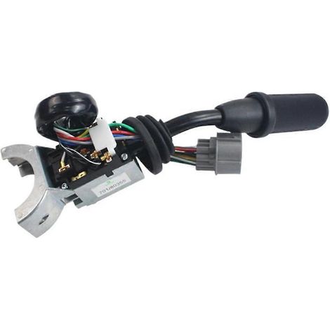 701-80355 701/80355 Interrupteur d'essuie-glace pour feux de colonne de chargeuse-pelleteuse, noir (1/5)