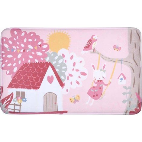 Teppich douceur dinterieur matty rosa 75 x 45 cm polyester
