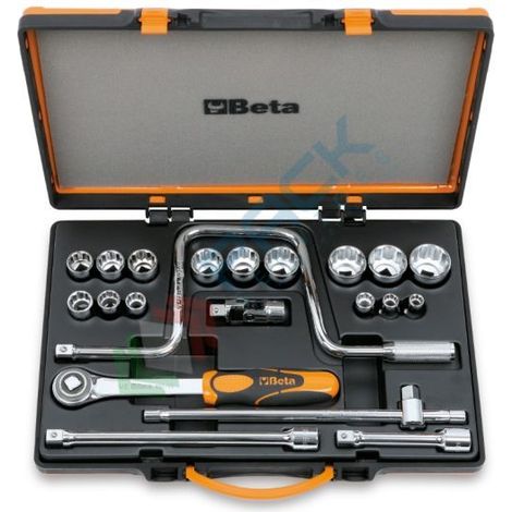 15 CHIAVI A BUSSOLA POLIGONALI E 6 ACCESSORI IN CASSETTA DI LAMIERA ART. 920AS/C15 (1/2)