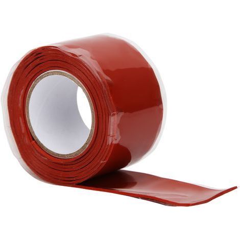 Ruban étanche à forte adhérence, fournitures de réparation de tuyaux en PVC PPR, longueur de 1 mètre, blanc/rouge (1/5)