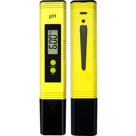 PH Testeur Electronique, Testeur de qualité de l'eau Digital LCD,Fonction D'étalonnage Automatique et 0.00-14.00 Portable PH Mètre Numérique Portable PH Mètre Numérique (1/4)