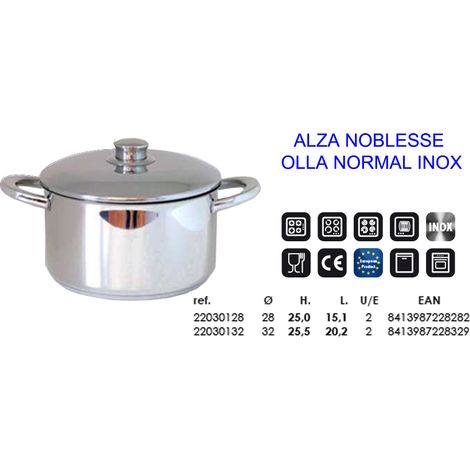 finstock alza nobles olla inox 36 20,5cm litros 20,5 22030036