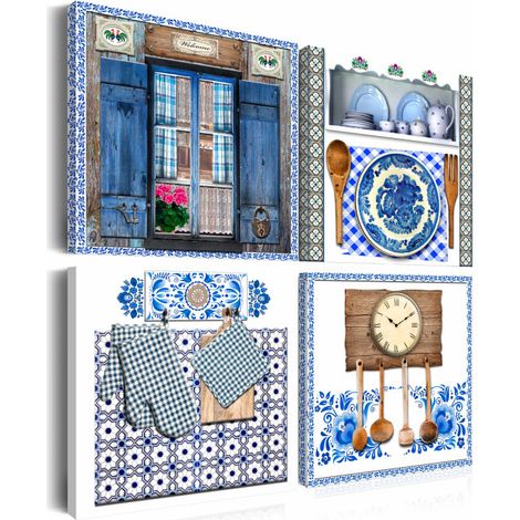 Tableau Imprimé "Tradition de Saveur" 40 x 40 cm (1/2)