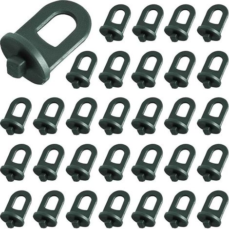 KZQ 24 Stück Edelstahl-Duschringe 74 x 42 mm, Duschvorhanghaken mit Gleitsystem, Metall-Gleitkugeln für Duschvorhangstangen, Vorhänge (Silber) (1/4)