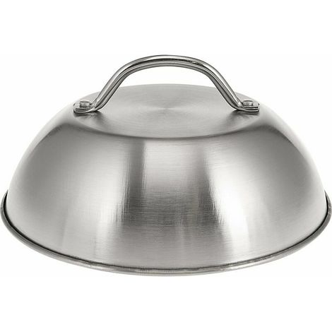 Cloche à hamburger - 22,5 cm - En acier inoxydable