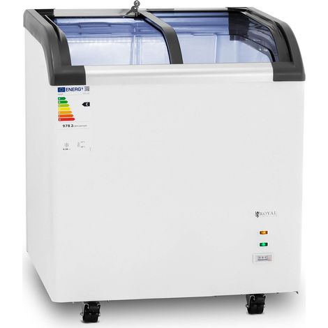 Congelatore orizzontale professionale di grandi dimensioni (volume: 180 litri, refrigerante: r290, potenza: 180 watt, range di temperatura: -30 – 5 °C, materiali: acciaio/alluminio) 140005274