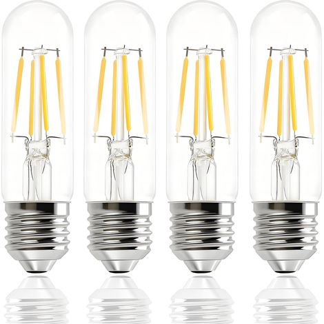 Ampoule LED E27 6W 12-24V AC/DC, 3000K Blanc Chaud, Filament Vintage Edison, Pour Camping-car, Bateau, Extérieur (Lot de 4) (1/5)