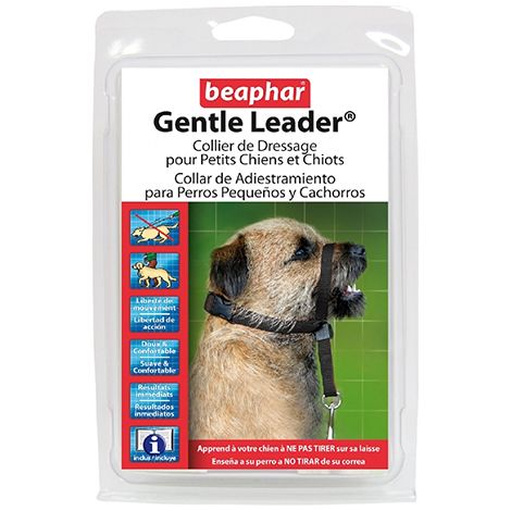 Beaphar Gentle Leader Training Collar fÐ©r kleine Hunde und Welpen - Schwarz - GrÂ¤e M