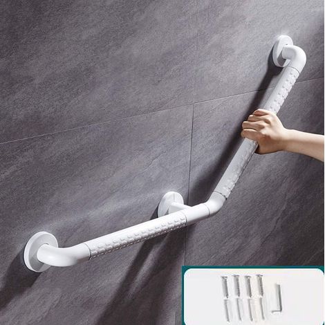 Barra de apoyo para ducha de 135° para bañeras, pasamanos de acero inoxidable ABS para inodoros de personas mayores y discapacitadas, 42 x 42 cm Ver detalles del producto commonlayermacro--close - 20. (1/3)
