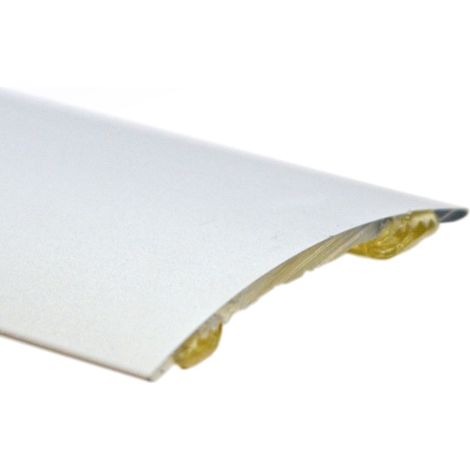 Décoweb – Barre de seuil en aluminium incolore 93 cm – Profilé demi-bombé adhésif VERITAK – Fixation facile sur tous supports (1/4)