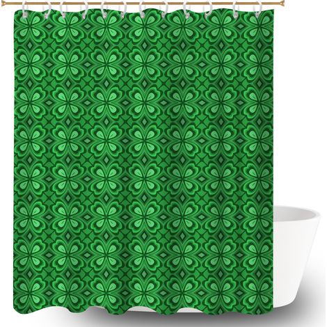 Rideau de douche tissu polyester 180x180 résistant housse de baignoire pour protéger le sol des éclaboussures efficacement (1/5)