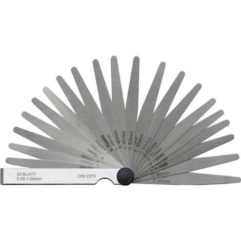 Serie 13 Calibres de Espesor Conico 005 - 100 mm Fervi FG01