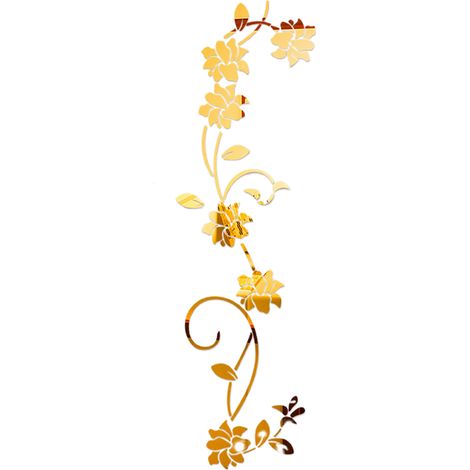 Adhesivos decorativos de pared de acrílico rosa en formato 100x30 cm - láminas de acetato plateadas, doradas o negras brillantes, decorativos para salón, oficina o cocina - juego de 1 adhesivo de pare (1/5)