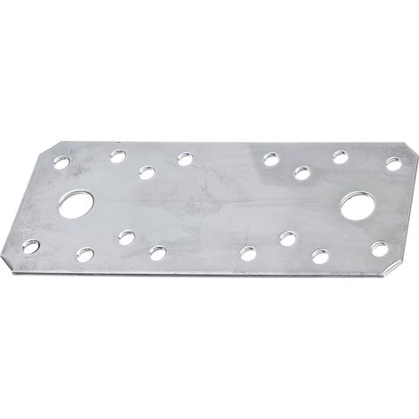 Alberts 855703 Raccord plat - Acier inoxydable - 133 x 55 x 2,0 mm - kit de 50 (1/5)