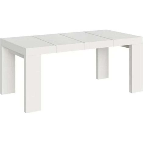 Tavolo allungabile 120/224x90 cm Roxell Premium bianco frassino (1/3)