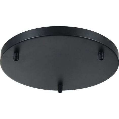 Base de fixation ronde noire Ø30 cm Universal Maytoni