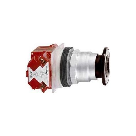 Bouton poussoir rond 2 positions Ø 30mm noir XB2M SCHNEIDER ELECTRIC 9001KR9BH13 (1/2)