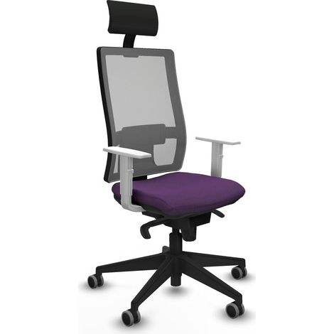 piqueras-y-crespo Chaise Ergonomique Violet Bureau (1/3)