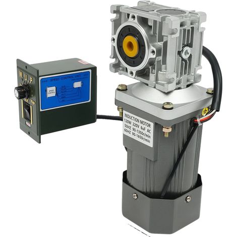 Motoriduttore, velocità variabile, funzionamento reversibile, grigio (1/2)